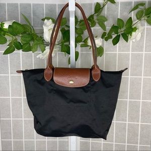 Longchamp  Womens Nylon Leather Handbag